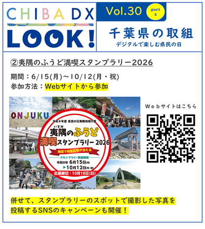 2つ目は「夷隅のふうど満喫スタンプラリー2026」です。