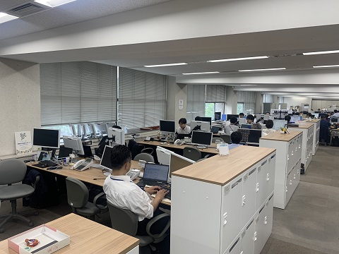 執務スペースの様子