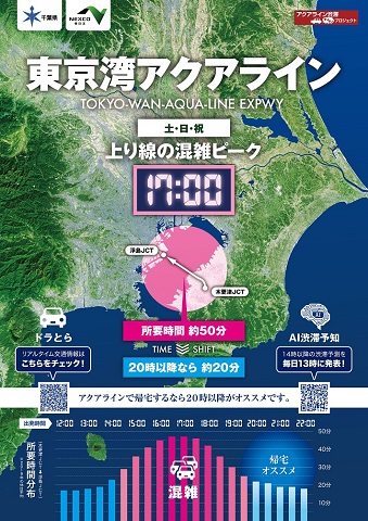 アクアラインで帰宅するなら20時以降がオススメです