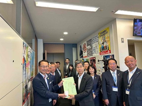 田嶋要衆議院議員へ要望