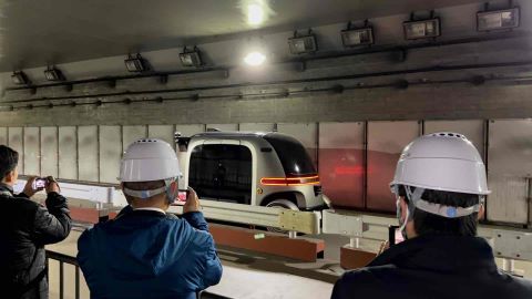 大成建設株式会社の実験状況