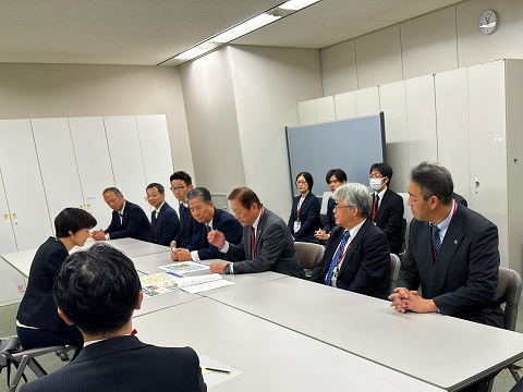 道路部長と面談