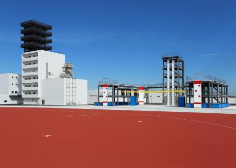 千葉県消防学校・防災研修センター（訓練塔・燃焼実験室外）施設写真