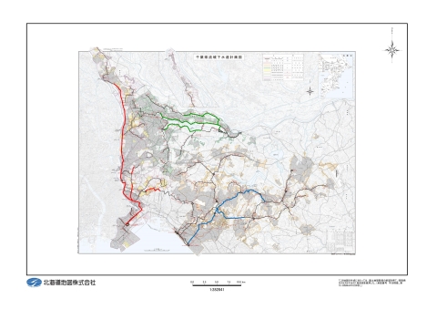 管路の緊急点検及び路上からの空洞調査の箇所図