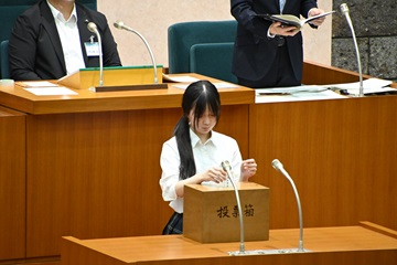 投票の様子