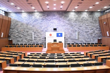 議場の様子