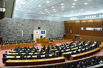 議場の様子