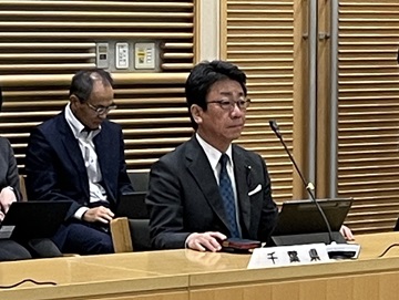 全国都道府県議会議長会に出席する武田議長の様子