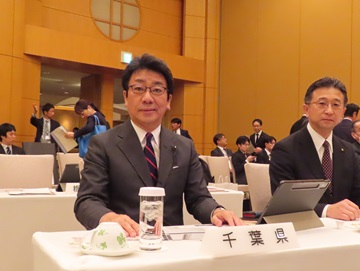 総会に出席された武田議長の様子