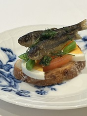 トラットリアキッコのホンモロコ料理の画像