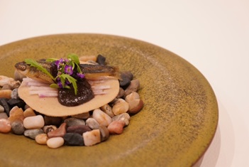 キュイジーヌリアンのホンモロコ料理の画像