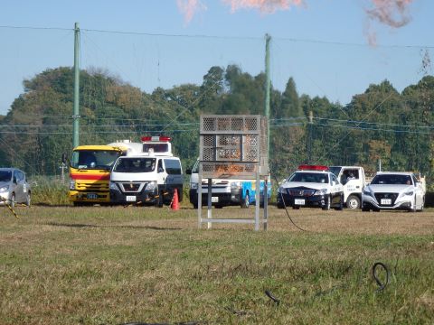 LPガス・カートリッジ缶等の破裂燃焼実験