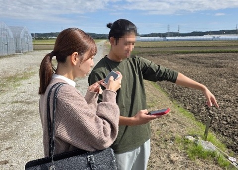 フィールドワークの様子