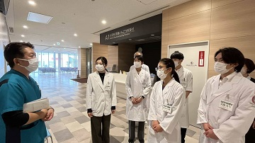 香取おみがわ医療センターの見学の様子