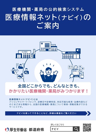 ナビイのチラシ（表面）