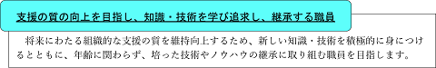 児童福祉専門職員の目指す姿