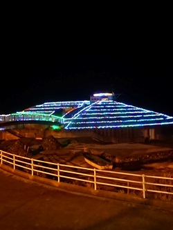 道の駅鴨川オーシャンパークのイルミネーションの写真