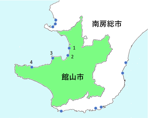 館山市地図画像