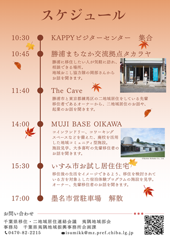 体験会チラシ裏