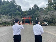 香取神宮散策の様子