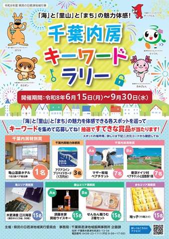 千葉内房キーワードラリーのポスター
