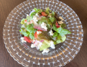 トラットリアキタッラの季節のフルーツのサラダ