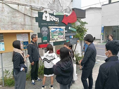 フィールドワークの様子