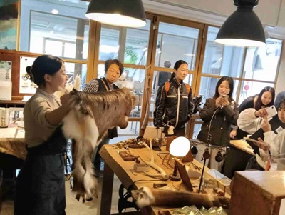 フィールドワークの様子