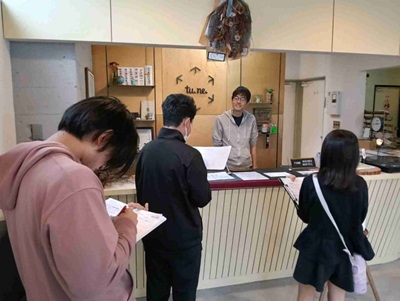 フィールドワークの様子