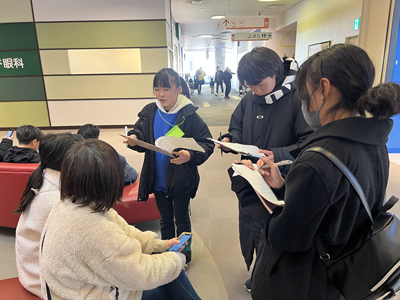 インタビューの様子