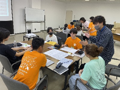 チェックを受けている様子