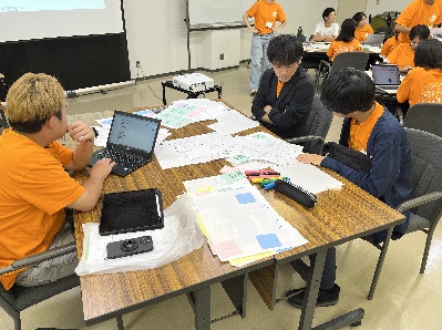 ビジネスモデル検討の様子