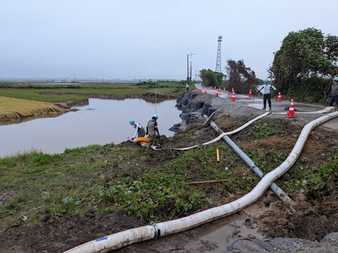 ポンプ排水
