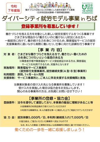 事業者向けチラシ表面