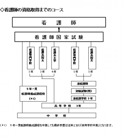 看護師免許をとりたいと思っているのですが どうしたらよいですか 千葉県