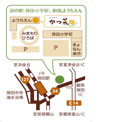 店の周辺地図