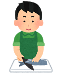 魚をおろす 魚をおろす