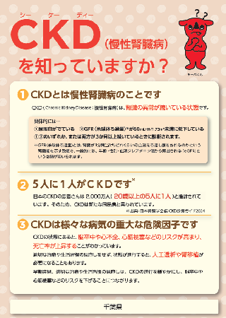 リーフレット「CKDを知っていますか？」の画像