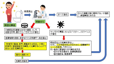 検便検査のながれの画像