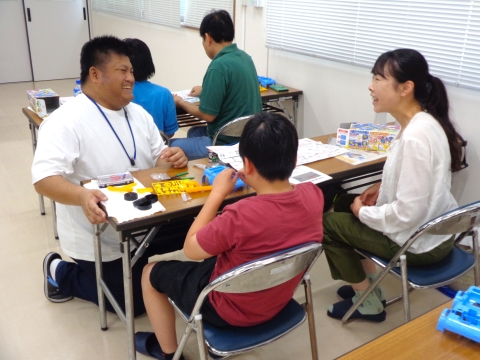 お母さんも楽しそう