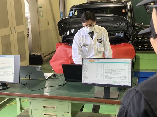 故障診断をモニターへ表示