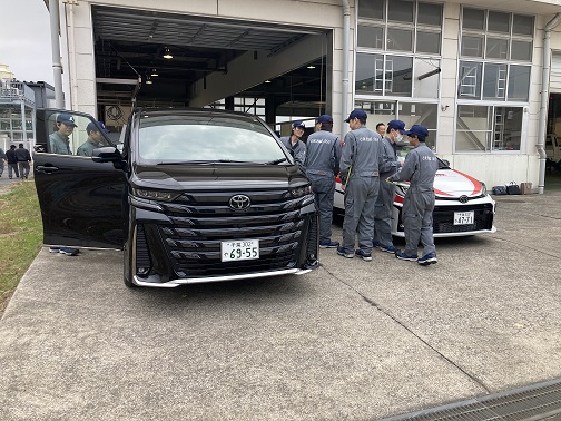 車両の展示