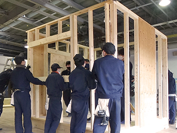 ツーバイフォー建て方