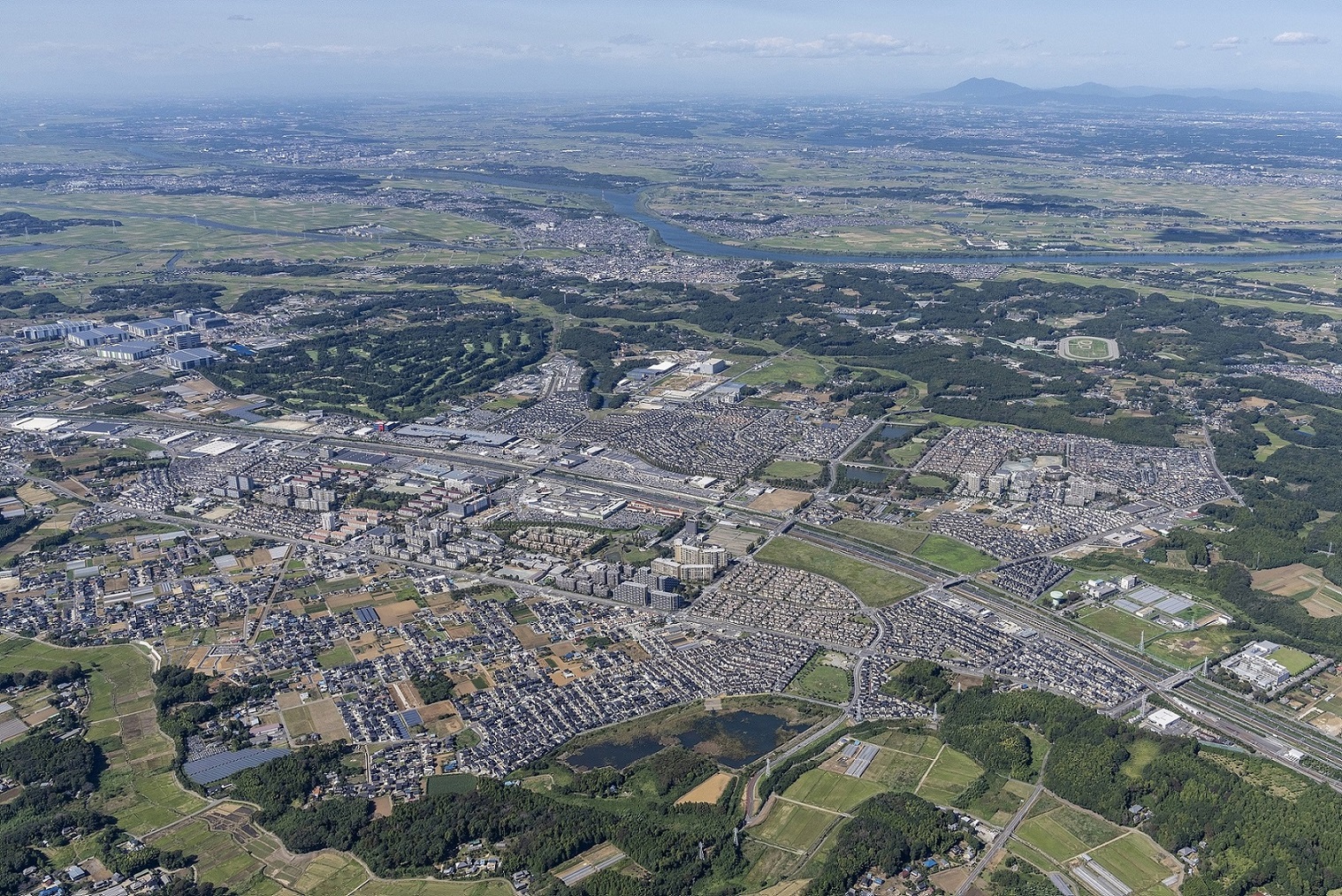 印西牧の原駅周辺（令和５年撮影）