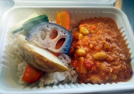 地大豆カレーの写真