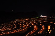 165大山千枚田と棚田の夜祭り