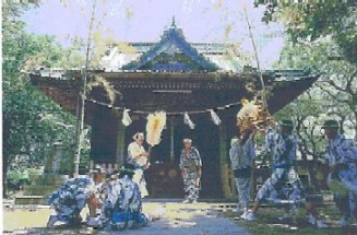 吾妻神社祭事の写真