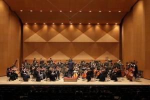 A view of the orchestra