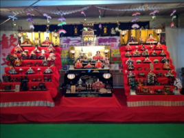 A view of dolls on display