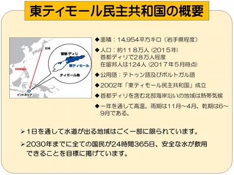東ティモール民主共和国の概要